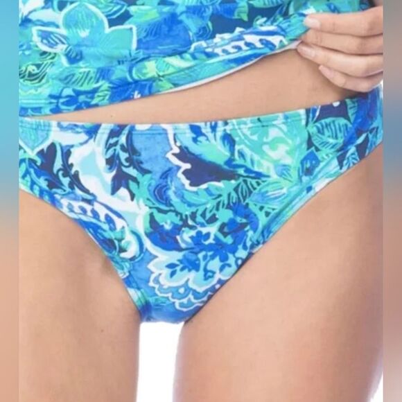 Lauren Ralph Lauren Plus Size Bottoms High Waist Tropical Full Coverage - Picture 4 of 11